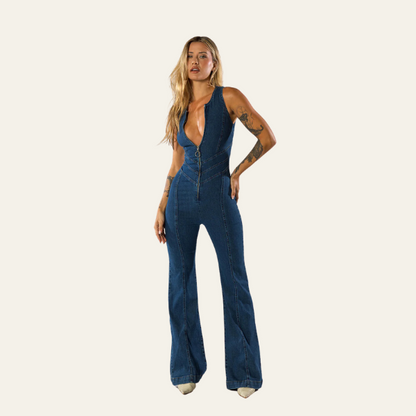 Chic Denim Jumpsuit