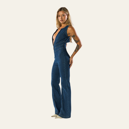 Chic Denim Jumpsuit