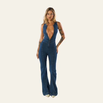 Chic Denim Jumpsuit